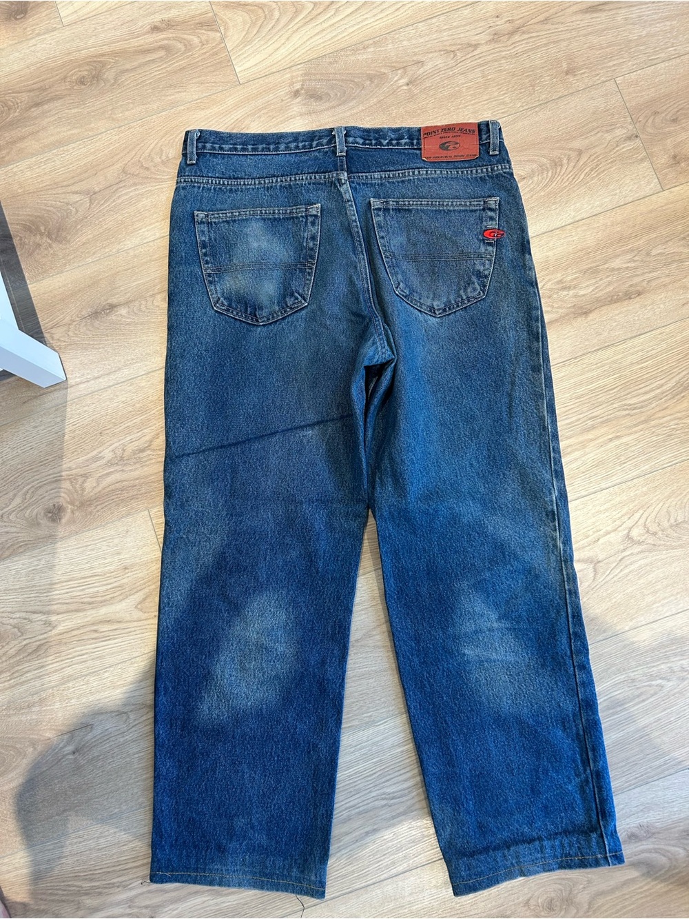 Point Zero Relaxed Fit Blue Denim Jeans